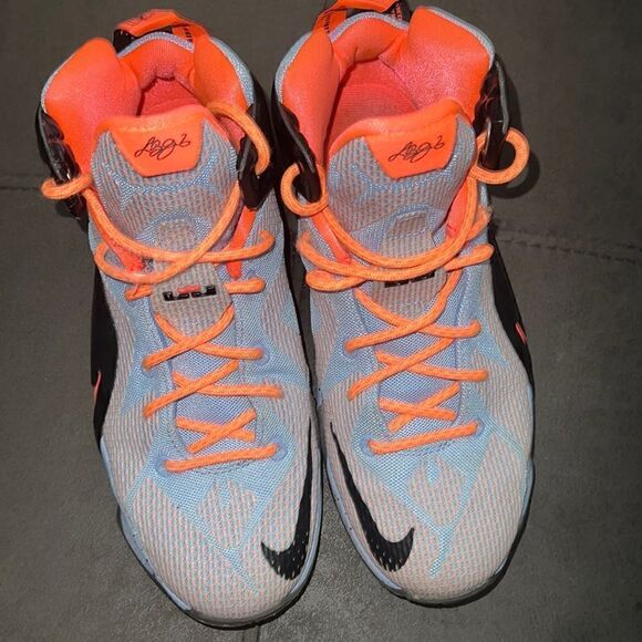 2014 Nike Lebron James XII Easter Aluminium Sunset Glow - Picture 1 of 5